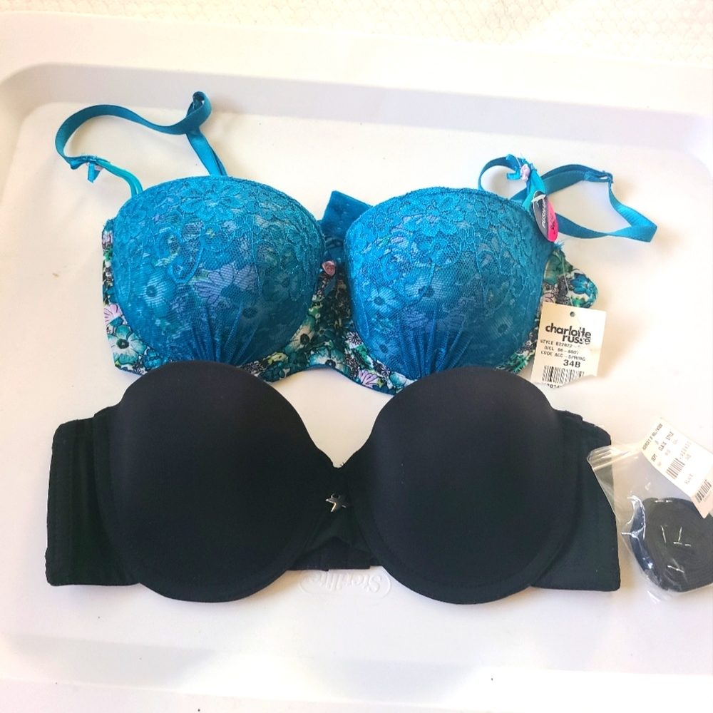 Brand New with tags - Frederick's of Hollywood Push up Bra 34B plus bonus